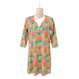 Haley and the Hound Floral‎ Print Stretch Dress